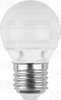 Лампа светодиодная LED3-G45/830/E27 3Вт шар 3000К тепл. бел. E27 245лм 220-240В Camelion 11374