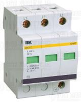 Ограничитель перенапряжения ОПС1-C 3P KARAT IEK MOP20-3-C