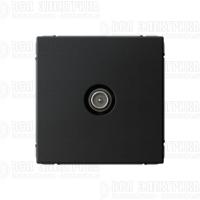Розетка телевизионная оконечная TV ArtGallery 1дБ механизм карбон SE GAL001091