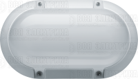 Светильник светодиодный 94 822 NBL-PO1-8-4K-WH-IP65-LED 8Вт 4000К IP65 700лм ЖКХ поликарбонат овал бел. (аналог НПП) Navigator 94822