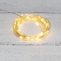 Гирлянда светодиодная "Роса" 10м 100LED тепл. бел. 1Вт IP20 USB Neon-Night 315-976