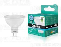 Лампа светодиодная LED5-MR16/845/GU5.3 5Вт 4500К бел. GU5.3 385лм 12В Camelion 12026