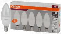 Лампа светодиодная LED Value LVCLB60 7SW/840 7Вт свеча матовая E14 230В 2х5 RU (уп.5шт) OSRAM 4058075577954