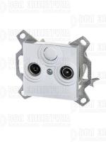 Розетка телевизионная оконечная TV/R Levit бел. ABB 2CHH083503A6003