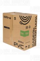 Кабель витая пара неэкранир. U/UTP кат.5E 4 пары (0.48мм) ОЖ внутр. PVC нг(А)-LS WR-UTP-4P-C5E-L-PVC-GY сер. (уп.305м) WRLine 505755