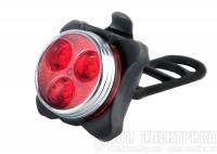 Фонарь велосипедный BR3-L03 12лм IP44 3SMD задний 4 режима: 100проц./50проц./частое мигание/редкое мигание аккум. USB ФАZА 5034235