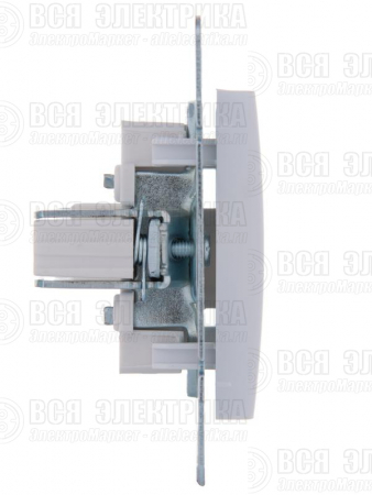 Розетка компьютерная 1-м СП Karina RJ45 механизм бел. LEZARD 707-0288-139
