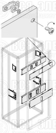 Комплект T5 3P FIX поворот. рук. (400/630A)W800мм ABB 1STQ007869A0000