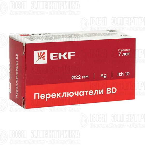 Переключатель BD33 3P короткая ручка 2NO IP65 PROxima EKF xb2-bd33-65
