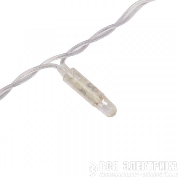 Гирлянда Дождь "ПЛЕЙ-ЛАЙТ" 2х3м 448LED 27Вт 220В IP44 тепл.бел. прозр. провод NEON-NIGHT 235-156-6