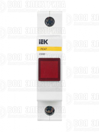Лампа сигнальная ЛС-47 красн. KARAT IEK MLS10-230-K04