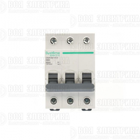 Выключатель автоматический 3п City9 Set (АВ) С 63А 6кА 400В SE C9F36363