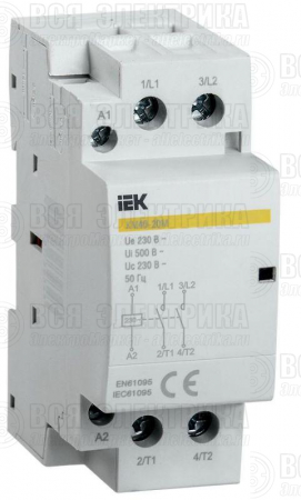 Контактор модульный КМ40-20М AC KARAT IEK MKK11-40-20