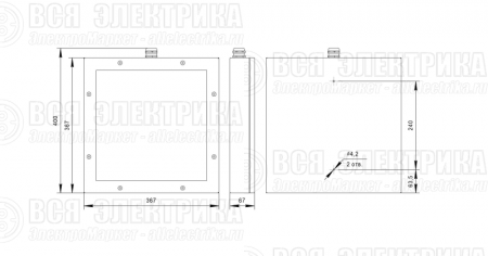 Указатель световой BS-COMPASS-10-S1-ELON централиз. электропитания Белый свет a18794