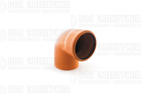 Отвод НК ПП 110х87 рыж. RTP 36653