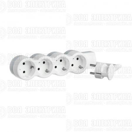 Удлинитель 4х1.5м с заземл. 16А IP20 Стандарт 4х2P+E Leg 695006
