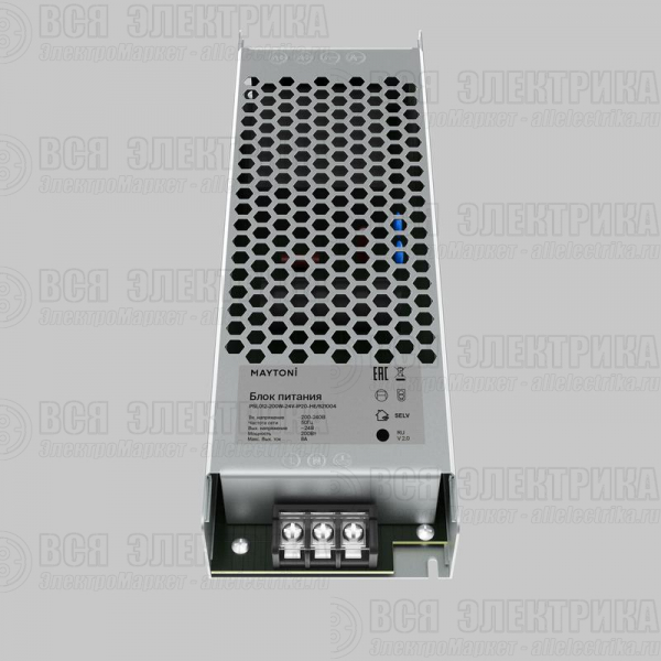 Блок питания PSL012 24В 200Вт IP20 HE Maytoni 821004