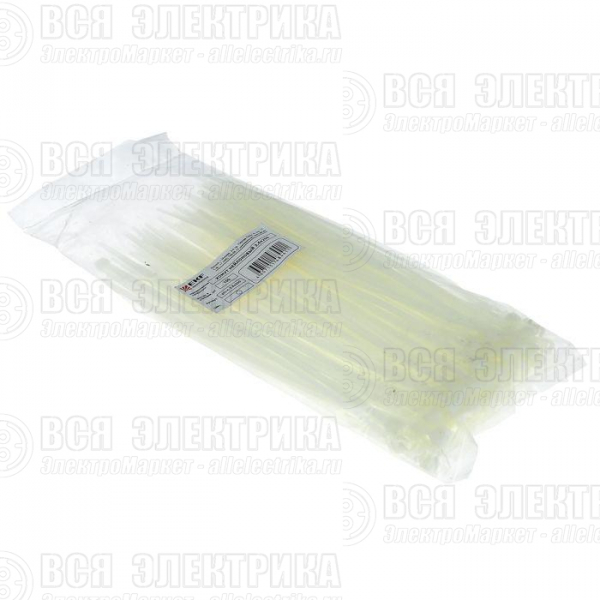 Хомут кабельный 8.2х400 нейл. бел. (уп.100шт) EKF plc-c-8.2x400