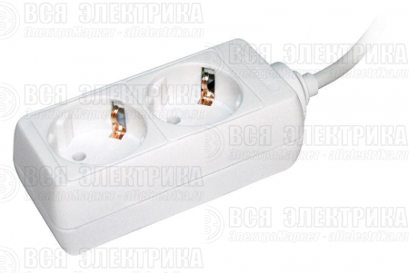 Удлинитель 2х3м с заземл. 16А IP20 У02 2P+PE 250В 3х1 IEK WYP10-16-02-03-Z-N