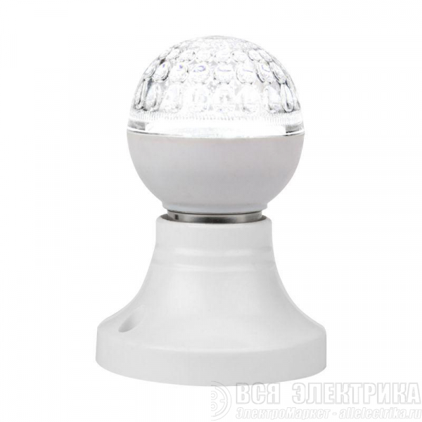 Лампа светодиодная 1Вт 9LED Шар d50 E27 бел. Neon-Night 405-215