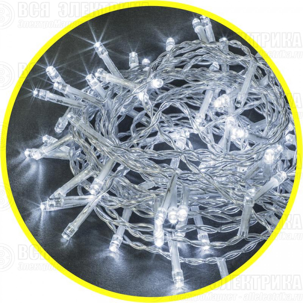 Гирлянда светодиодная 14 025 NGF-S01-100CW-10-11.5m-230-C8-TR-IP20 Navigator 14025