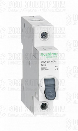 Выключатель автоматический модульный 1п C 40А 4.5кА City9 Set 230В SE C9F34140