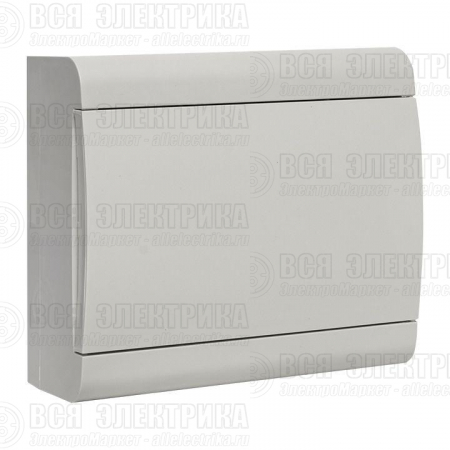 Щит ЩРН-П-10 IP41 бел. дверца (пром. упак.) Basic EKF pb-n-10w-bas