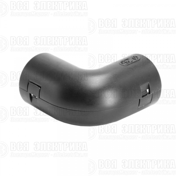Колено открывающееся 90град. IP40 d20мм черн. DKC 50520B
