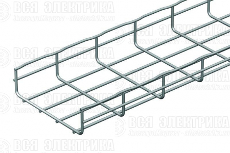 Лоток проволочный 500х54 L3000 сталь 5.9мм CF BS EZ оцинк. CABLOFIL CM000301