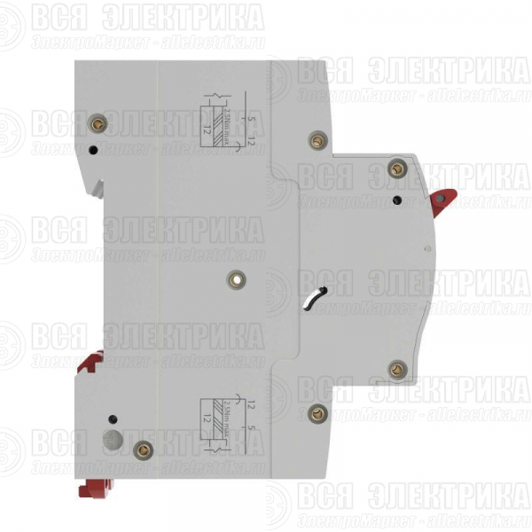 Выключатель автоматический модульный 2п C 63А 6кА MD63N YON MD63N-2PC63