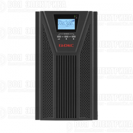 ИБП Онлайн для Small Tower 3000 ВА/2700Вт 1/1 4xSchuko EPO USB RS-232 RJ45 8х7А.ч DKC SMALLT3A10S