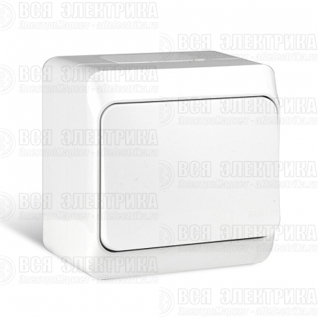 Выключатель 1-кл. ОП Nix 10А IP54 250В бел. TOKOV ELECTRIC TKE-NX-V1-C01-IP54