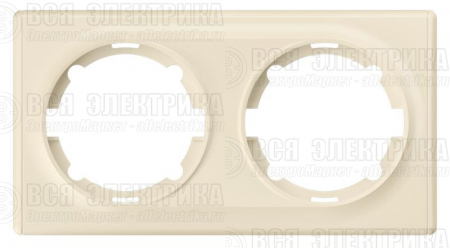 Рамка 2-м Florence беж. 1E52201301 OneKeyElectro 2172806