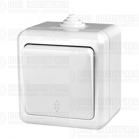 Переключатель 1-кл. ОП Dita IP54 10А 250В бел. TOKOV ELECTRIC TKL-DT-P1-C01-IP54
