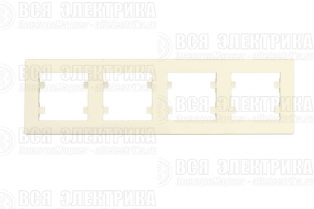Рамка 4-м Karea RIZZ крем Makel 88010704