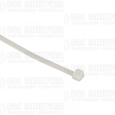 Хомут кабельный 3.6х150 нейл. бел. (уп.100шт) EKF plc-c-3.6x150