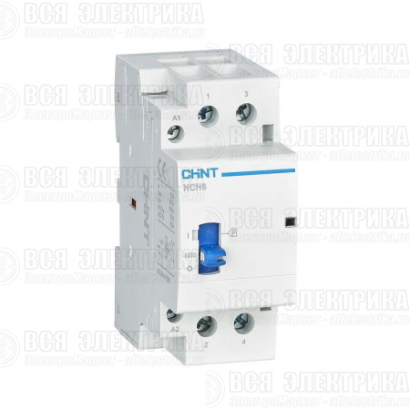 Контактор модульный NCH8-16M/11 AC 220-240В 50/60Гц ручное управление (R) CHINT 257403