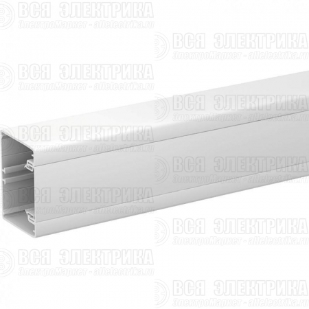 Короб 75х55мм с крышкой OL45 ПВХ RAL9003 (дл.2м) SchE ISM10100P