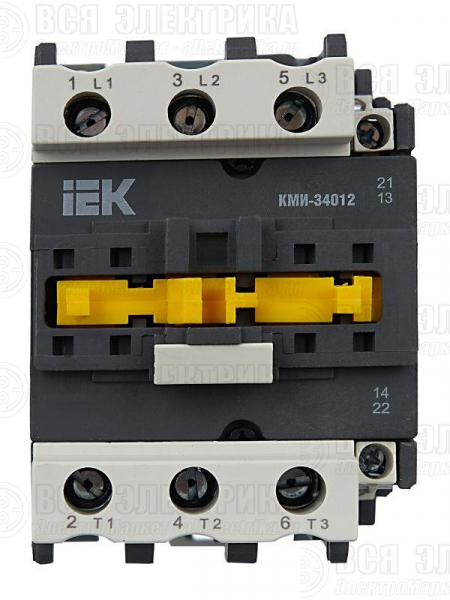 Контактор КМИ-34012 40А 400В/AC3 1НО 1Н3 KARAT IEK KKM31-040-400-11