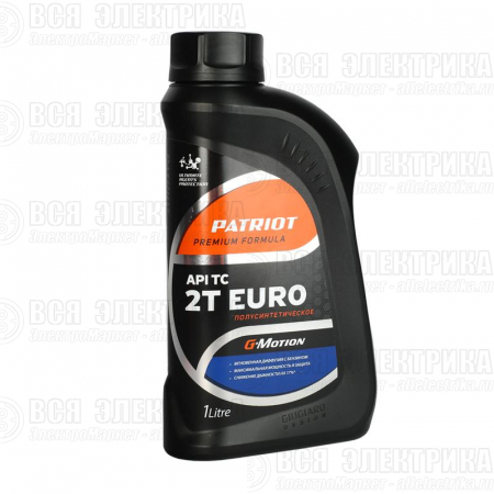 Масло полусинтетическое G-Motion 2Т EURO 1л PATRIOT 850030200