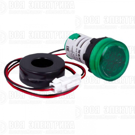 Индикатор значения тока и напряжения ED16-22AVD 100А зел. PROxima EKF ed16-22avd-g
