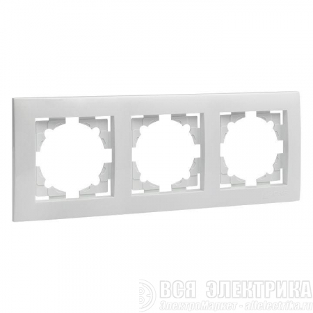 Рамка 3-м Валенсия бел. PROxima EKF EWM-G-303-10
