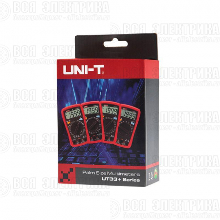 Мультиметр портативный UT33C+ с измер. температуры прозвонка UNI-T 13-0057