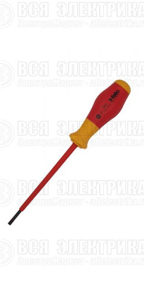 Отвертка диэлектрическая шлицевая SL3.0х0.5х100 Felo 91303090
