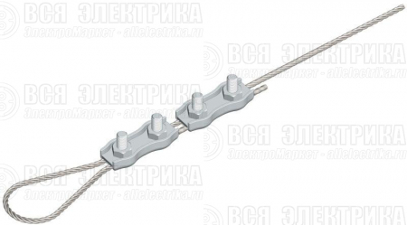 Зажим для троса двойн. Duplex (3мм) EKF zdtd-3