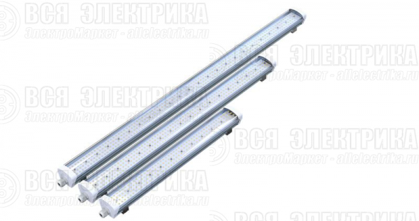 Светильник светодиодный ДСП WP 20 C 40W W 840 L1200 1200х74х60мм 40Вт 4000К IP65 пылевлагозащ. бел. Русский Свет 27072023134