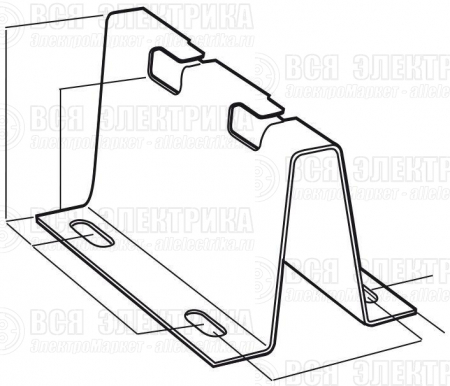 Кронштейн безвинтовой R50 316L CABLOFIL 348531