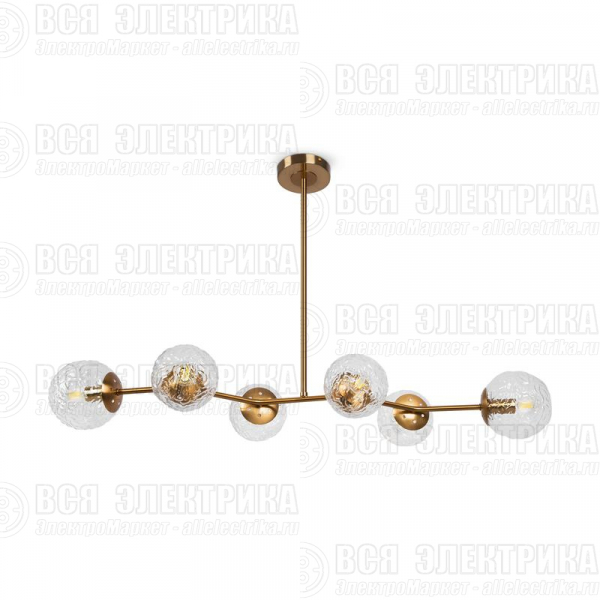 Светильник подвесной Fluff 6х40Вт E14 IP20 Freya FR5207PL-06BZ