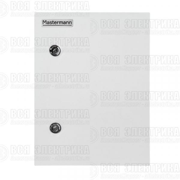 Шкаф монтажный 300x400x220мм IP66 12У+ Mastermann 00-01020311