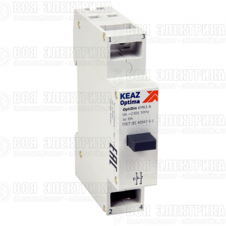 Кнопка управления мод. OptiDin KM63 A 20 УХЛ3 КЭАЗ 138899